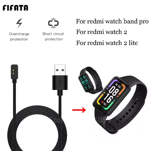 1M USB Charging Cable For Xiaomi Redmi watch2 lite watch 2 Magnetic Charger For Redmi smart band pro