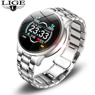 LIGE Fashion Smart Watch Men Women Sport Fitness Tracker for Android ios Heart Rate Blood Pressure