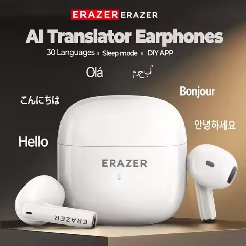 [AI Translator Earphones] Erazer XT92pro Bluetooth Earphones Real-time Translate Earbuds Wireless He