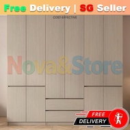 Nova&Store 2/3/4/5/6 Doors Drawers Wardrobe with drawers Storage Cabinet