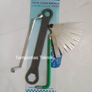 Kunci Stel Klep 4bh Ring Bengkok Kunci Stel Klep Motor Tekiro Kunci Tutup Klep 17x24mm