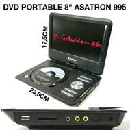 ASATRON PDVD 995 PDVD995 PORTABLE FOLDING DVD VCD CD MP3 JPEG MPEG4 MP4 USB SD CARD MUSIC PLAYER RAD