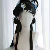 Chinese Ancient Fairy Blue Cool Hair Accessories Set