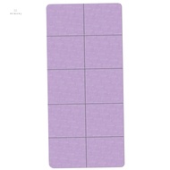 Foldable Yoga Mat Folding Travel Fitness Exercise Mat Double Sided Non-Slip for Yoga Pilates &amp; Floor Workouts Easy Install Easy to Use Purple