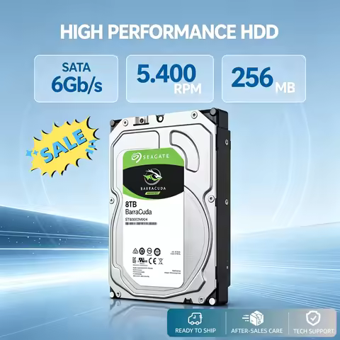 FOR Seagate BarraCuda 8TB Internal HDD ST8000DM004 3.5 SATA 6 Gb/s 5400RPM 256MB Cache Desktop Compu