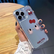 Soft clear VIVO case hp with Cute Kitty Cat Character Motif for VIVO Y02T Y15 AS Y16 Y02S Y11 Y12 Y1