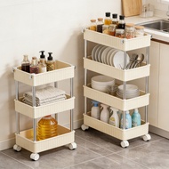 [in stock] 10cm Slim cabinet for home use, floor-standing fruit and vegetable rack, movable kitchen 