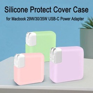 Soft Silicone Cover Case for 29W/30W/35W USB-C Macbook Power Adapter Soft Sleeve for Apple Macbook C