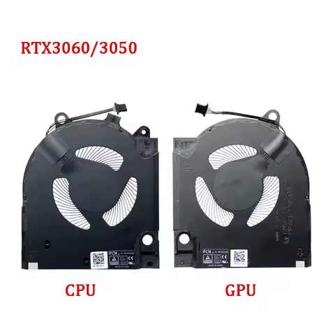 NEW ORIGINAL Laptop CPU GPU Cooling Fan For DELL G15 5510 5511 5515 2021 RTX3050 RTX3060 RTX3070 CN-