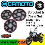 NK400 CHAIN AND SPROCKET SET OEM 14T 15T 46T 48T 54T