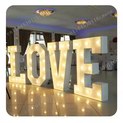 NEW Decor Marry Me Lights Marquee Letter 3Ft 4ft Big Numbers Giant Light Up Letters Led Marquee Alph