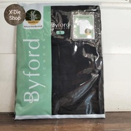 BYFORD Undershirt, 1 Piece, Super Soft Bamboo Material, White, Black, Round Neck, Round Collar, Bamb