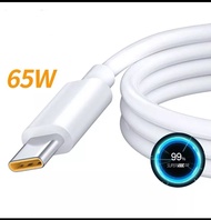 สายชาร์ไวออปโป้6.5A Super Fast สายชาร์จ Cargador รองรับหัวชาร์จ 65W SUPER VOOC  TYPE-C รุ่นที่รองรับ RENO4 5G/RENO 3PRO/FIND X2/REALME7PRO Realme X50 Pro 5G / X50 Pro Player / Realme X2 Pro/RX17Pro ADAPTER S