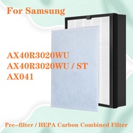 For Samsung air purifier AX40R3020WU AX40R3020WU / ST AX40K3020WU AX041 Replacement 2-in-1 HEPA acti