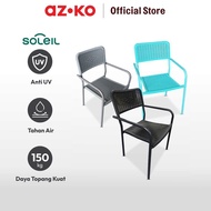 AZKO Soleil Grande Rattan Balcony Chair Terrace Chair Multipurpose Outdoor Chair Home Furniture Seat