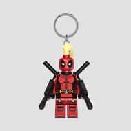 Doris Project Shiny Keychain LEGO Minifigure Lady Deadpool Marvel