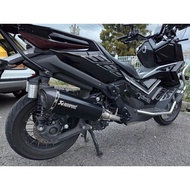 ZONTES 368G Akrapovic Full Set Exhaust System Zontes Exhaust Akrapovic Muffler Manifold Carbon Muffl