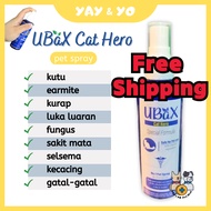 Yay&Yo Ubax Kucing Ubat Cat Hero Spray original Ubat Kutu Kurap Fungus Sporo Luka Sakit Mata cacing 