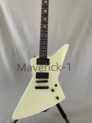 Special Customized Rosewood Fingerboard MX-220 Explorer Electric Guitar Beige