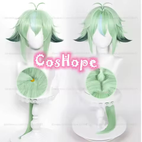 Sucrose Cosplay Wig 85cm Long Green Apple Wig Cosplay Anime Cosplay Wigs Heat Resistant Synthetic Wi