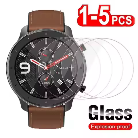 Tempered Glass for Amazfit GTR 47MM 42MM Verge Lite 2 3 Stratos 3 Amazfit T Rex Pro 2 Glass Screen P