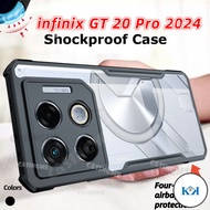 KK infinix GT 20 Pro 2024 Bumper Shockproof Transprent Casing For infinixGT20Pro infinix GT20Pro GT2