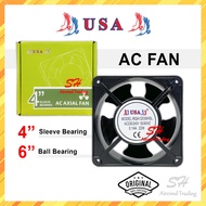 USA AC Axial Fan / Cooling Fan with Sleeve Bearing / Ball Bearing (Refrigerator Fan) 4" 6"