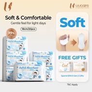 UUcare Panty Liners 18cm 20pcs – Longer & Wider Breathable Unscented Stays in Place Daily Freshness
