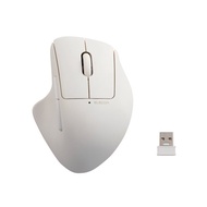 ELECOM Shellpha 靜音雙模人體工學 5 鍵滑鼠-白 S