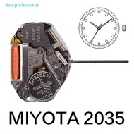 Auspiciousrui 2035 Movement Miyota 2035 Quartz Movement Watch Three-Hand Calendarless Repair Calenda