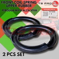 (Pair) Perodua Myvi Alza Viva Genuine Front Coil Spring Upper Rubber Insulator Getah Atas 48157-BZ05