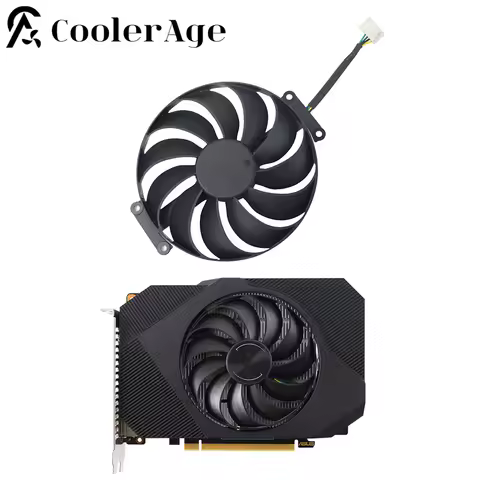 Video Card Fan for ASUS Phoenix GTX 1650 OC edition RX 6400 PLD10010B12HH RX6400 GTX1650 Graphics Ca