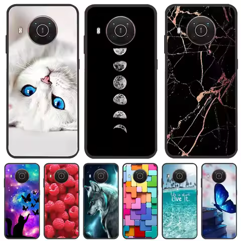 for Nokia X20 Case X10 Fashion Soft Silicone Phone Cover for Nokia x10 x20 Case TPU Bumper for Funda