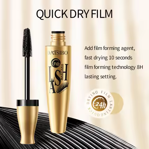 3D Fiber Mascara Long Black Waterproof Black Mascara Volume Curling Eyelash Extension Makeup Cosmeti