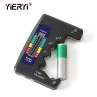 YIERYI Battery Tester - Universal Battery Tester with LCD Display, Supports 1.5V/9V/1.55V, Compatibl