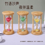 Log Hourglass Timer Luminous Hourglass Luminous 1/5/30 Minutes Timing Hourglass Ornaments Timing Hou