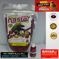 HEBAT PAKET DOPING BURUNG PLECI BUKPAR VOER NASTAR HW DAN PGO [Power garden oil] vitamin burung plec