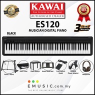 Kawai ES120 88-key Digital Piano Home Portable Electric Piano Keyboard (ES-120 / ES 120)