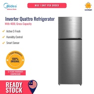 Midea 400L Double Door Fridge Steel Gray MDRT490MTB46-MY
