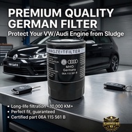Volkswagen VW Golf MK4 MK5 Jetta Beetle Audi A3 TT 1.8T 2.0 Engine Oil Filter Pennapis Minyak Hitam 
