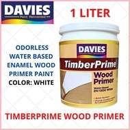 【Hot】 Davies Liter Wood Primer Water Based Odorless White Paint 1L