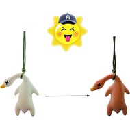 Anki HappiGo Car Swinging Duck Creative Cute Rearview Mirror Pendant Color-changing Duck Car Hanging