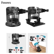 [AbabixaMY] Trimmer Router Base Woodworking Trimmer Base with Adjustment Knob Replacement Prevent Sl