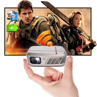 Mini Pocket Projector,CAIWEI Pico 3D Projector Built in Battery&Speaker,1080P Support Portable Wirel