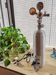 水族Co2 氣樽雙標頭電磁閥