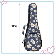[meteor2] Portable Ukulele Bag with Pouch ,Musical Instrument Case ,Adjustable Straps, 31inch Ukulele Gig Bag for Sheet, Music Capo ,Books Documents Tuner