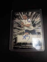 《足球卡》【熱刺簽名‼️】Xavi Simons | Tottenham Hotspur | Topps chrome UEFA | Black Lazer Autograph |球員卡