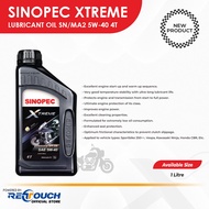 MESIN Sinopec Original 4T Motorcycle Oil Full Synthetic SN SL MA2 MB 5W-40 10W-40 10W-30 15W-40 20W-