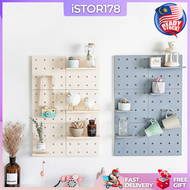 DIY WALL SPLICE BOARD/ HOLE PEGBOARD/ DISPLAY SHELVES/ MULTIFUNCTION WALL STORAGE RACK 洞洞板置物架 <READY