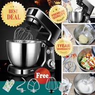 STELANG SC-236A Food Stand Mixer, 1000W 5L Electric Tilt-Head Dough Mixer with Stainless Steel Bowl, Dough Hook